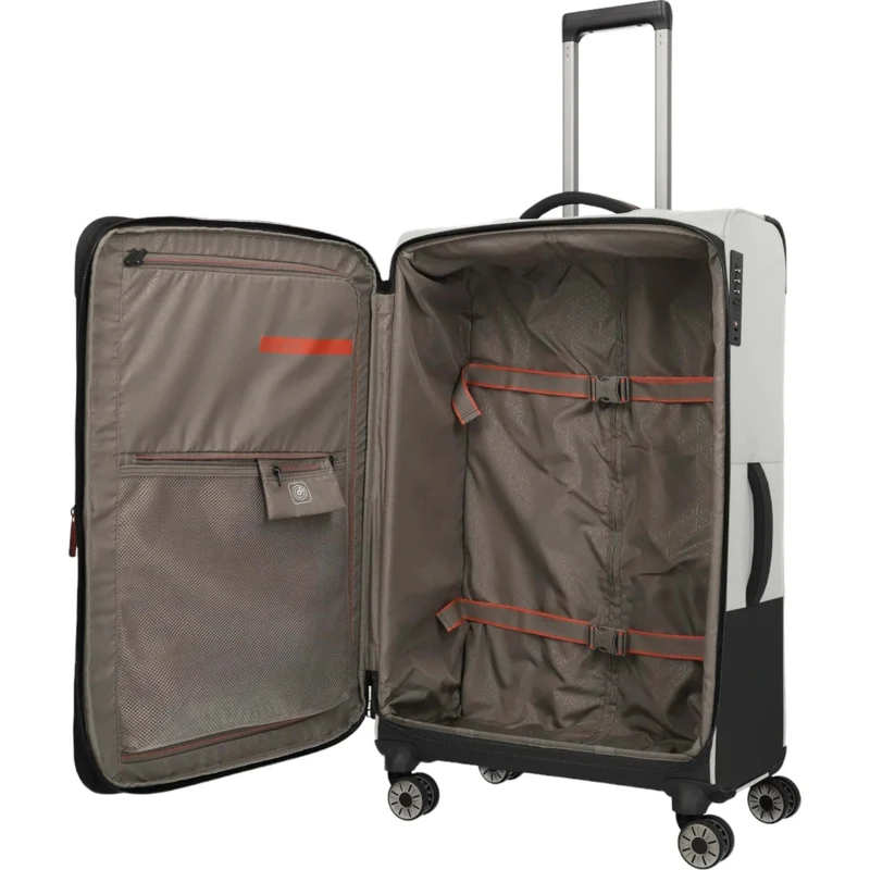 Travelite Crosslite 4-Rollen-Trolley L 77 cm -Natur