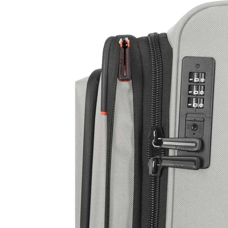 Travelite Crosslite 4-Rollen-Trolley L 77 cm -Natur