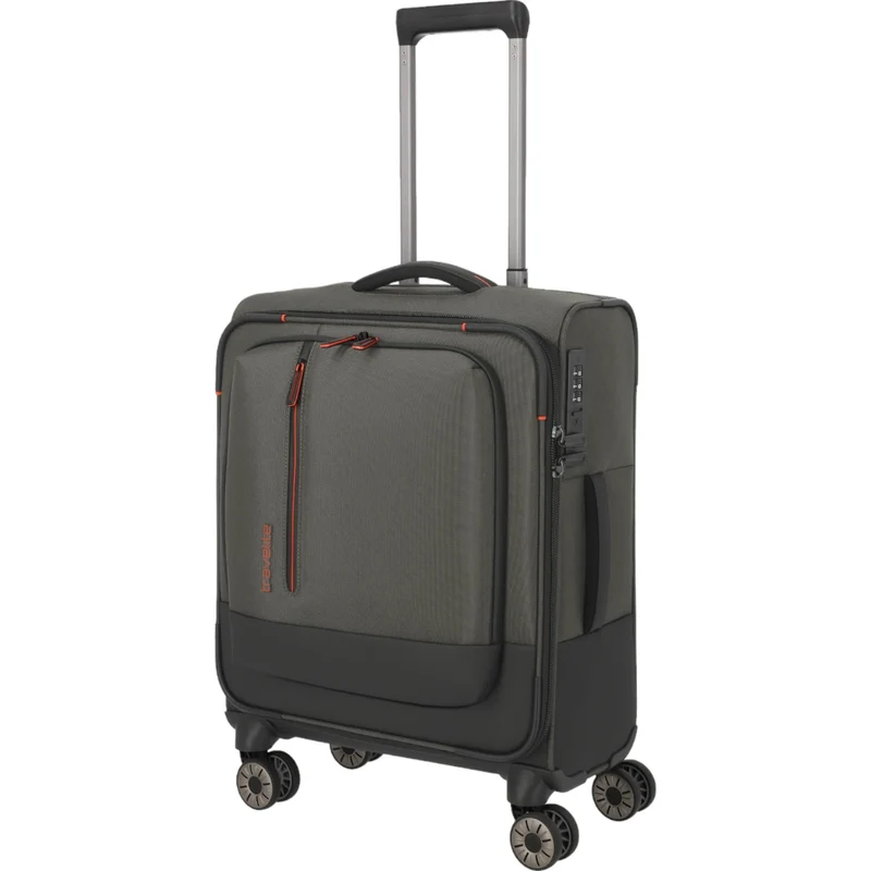 Travelite Crosslite 4-Rollen-Kabinentrolley S 55 cm -Oliv