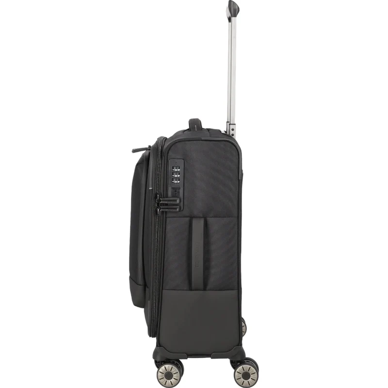 Travelite Crosslite 4-Rollen-Kabinentrolley S 55 cm -Schwarz