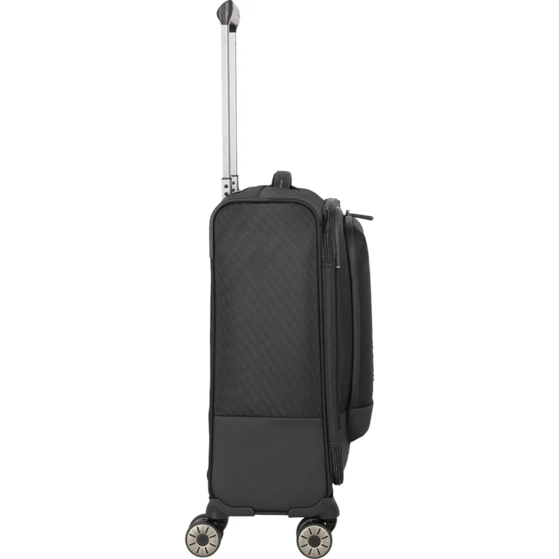 Travelite Crosslite 4-Rollen-Kabinentrolley S 55 cm -Schwarz