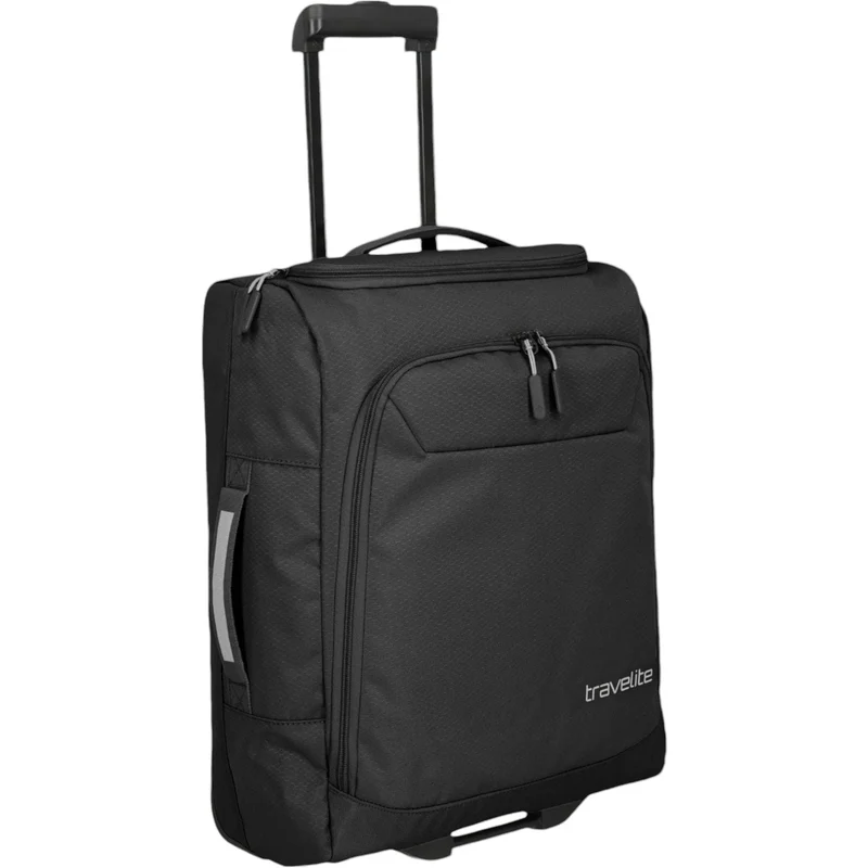 Travelite Kick Off Rollenreisetasche S 55 cm -Schwarz