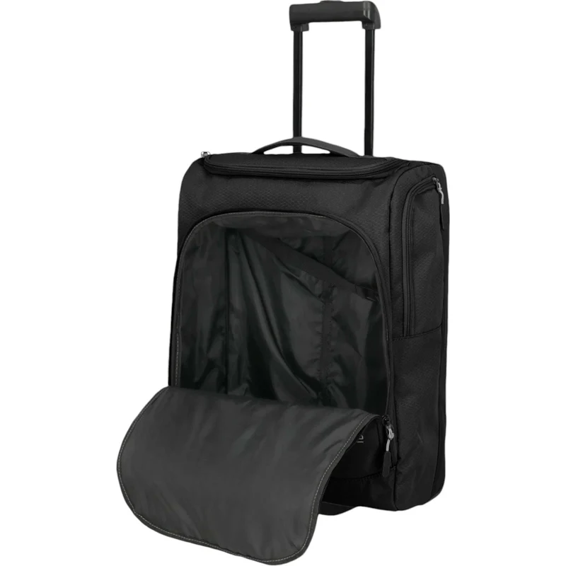 Travelite Kick Off Rollenreisetasche S 55 cm -Schwarz