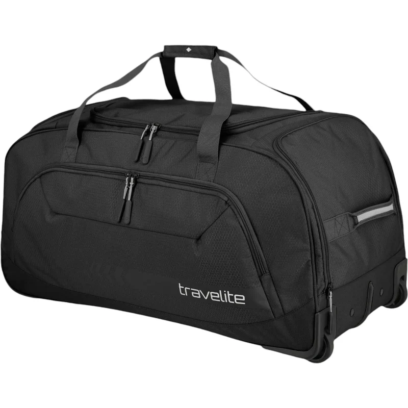 Travelite Kick Off Rollenreisetasche XL 77 cm -Schwarz