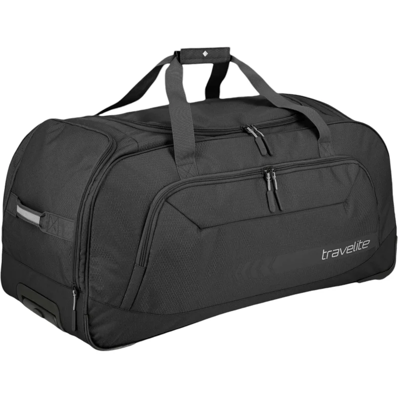 Travelite Kick Off Rollenreisetasche XL 77 cm -Schwarz