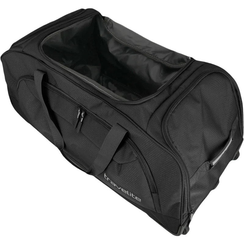 Travelite Kick Off Rollenreisetasche XL 77 cm -Schwarz