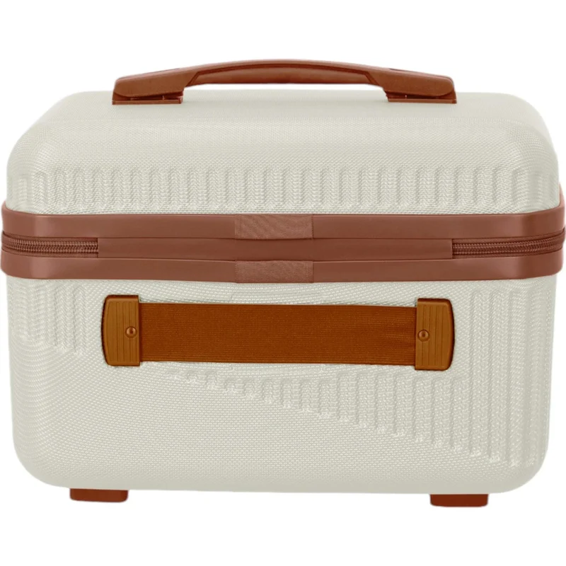 Travelite Bali Beautycase 36 cm -Weiss/Cognac