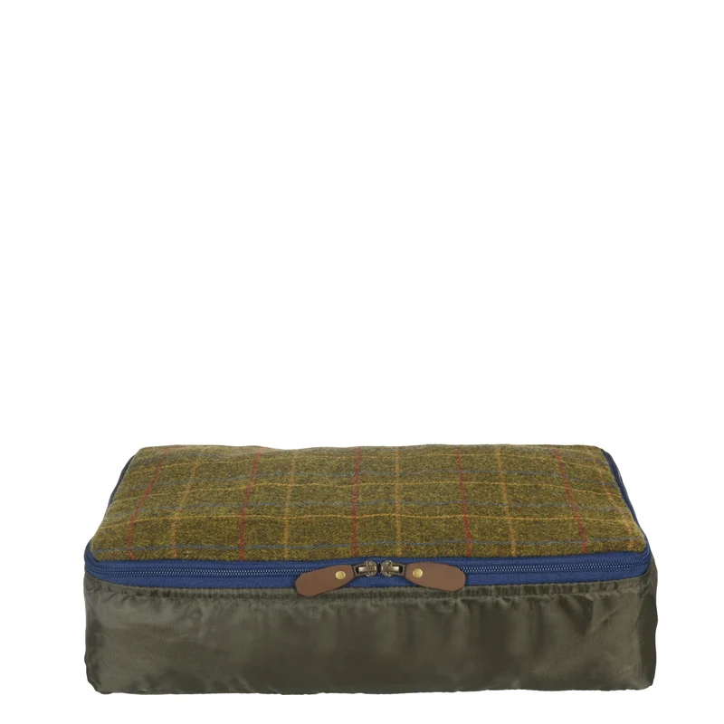 Hemden und Wäschebox TWEED khaki & navy
