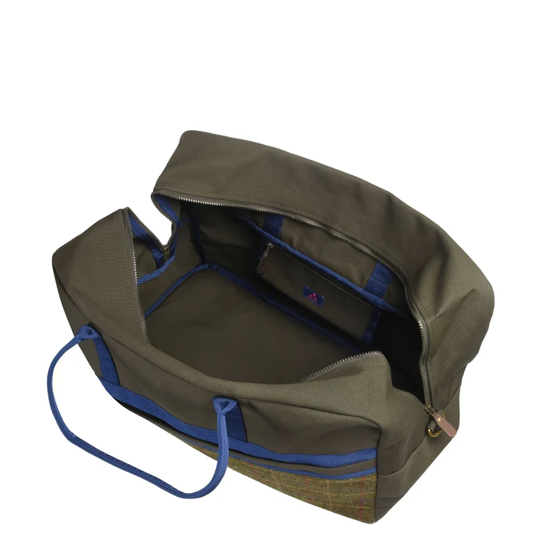 Weekender TWEED khaki & navy