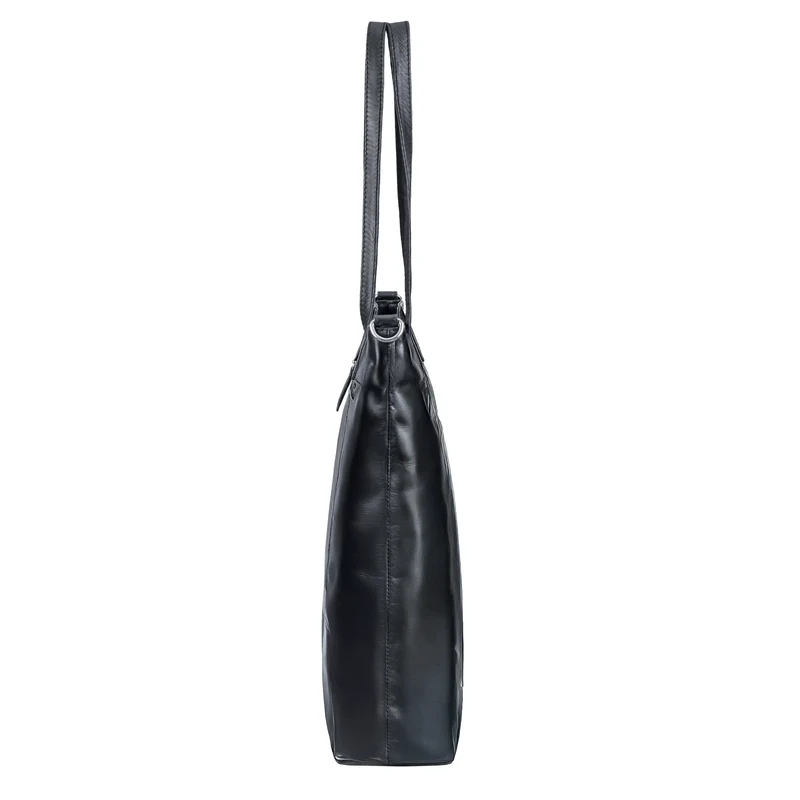 "Trixie" XL Shopper Leder Damen mit Schultergurt für 16 Zoll Laptop