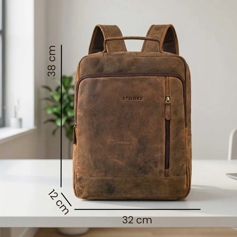 "Soline" Business Rucksack Damen Leder 15.6 - 16 Zoll