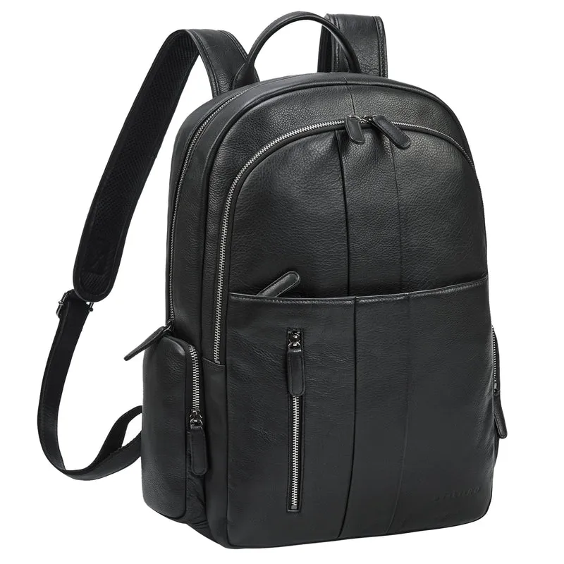 "Gregor" Moderner Rucksack Leder Damen & Herren Groß 13 - 13,3 Zoll