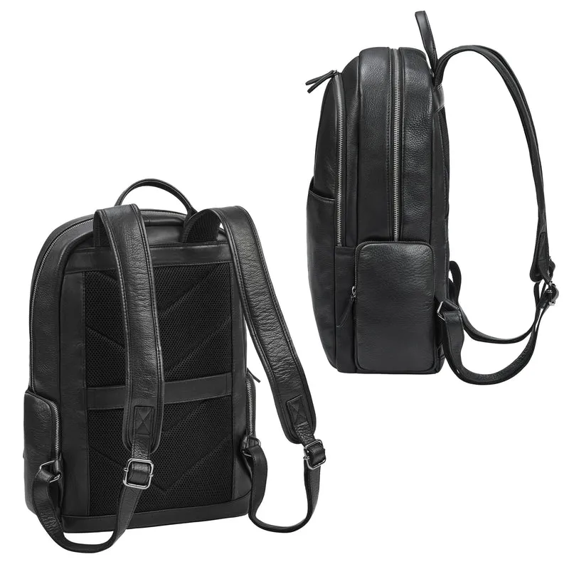"Gregor" Moderner Rucksack Leder Damen & Herren Groß 13 - 13,3 Zoll