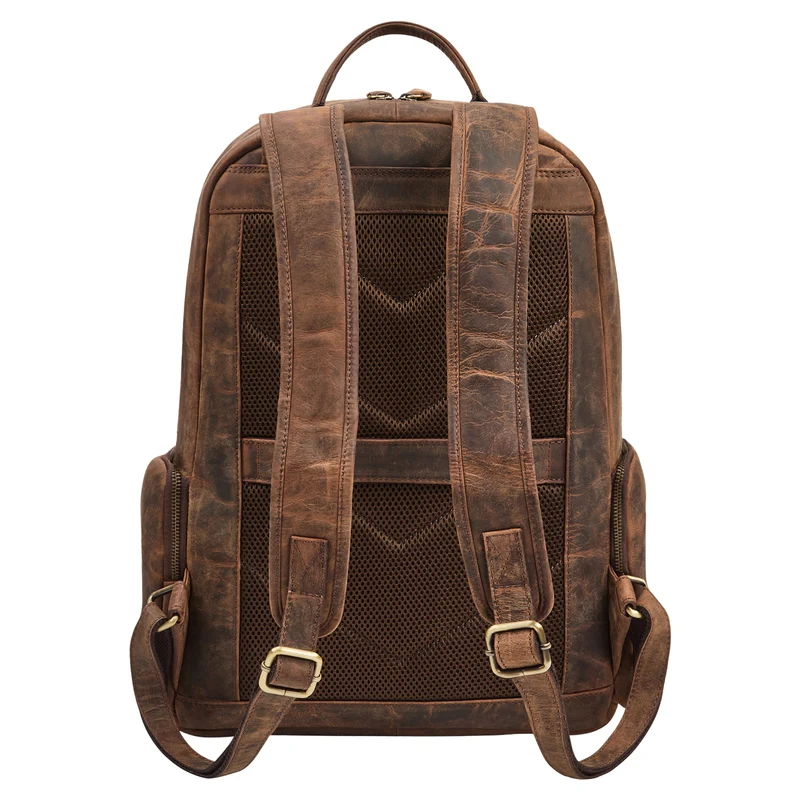 "Gregor" Moderner Rucksack Leder Damen & Herren Groß 13 - 13,3 Zoll