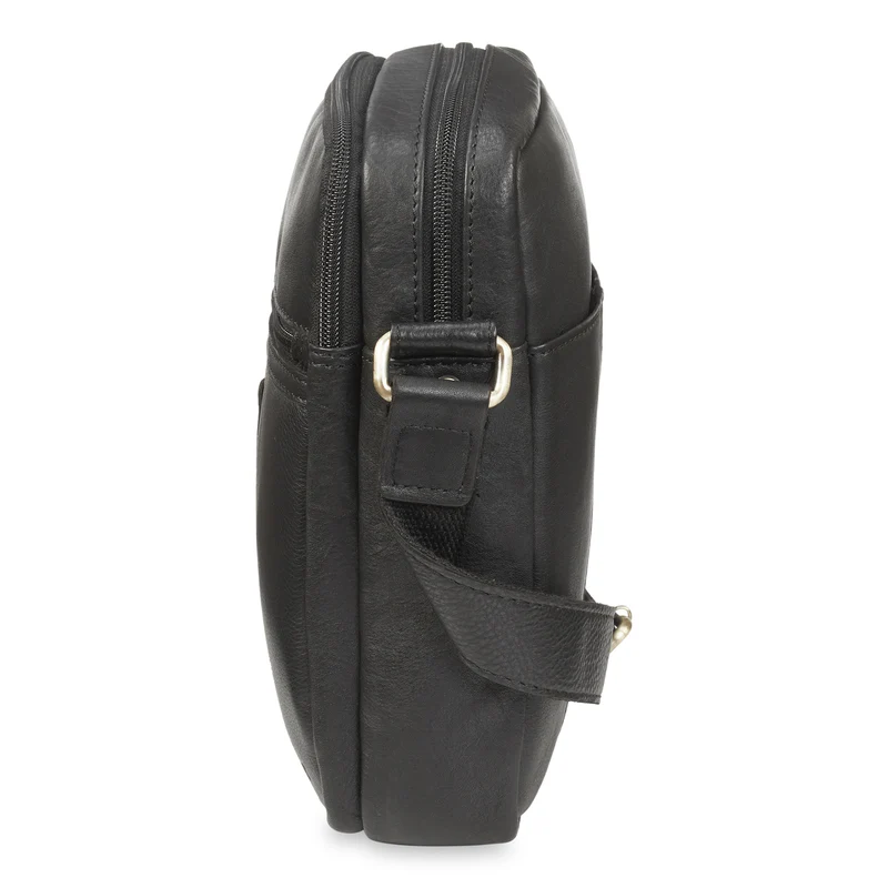 "Zelus" Elegante Schultertasche Herren Leder Klein