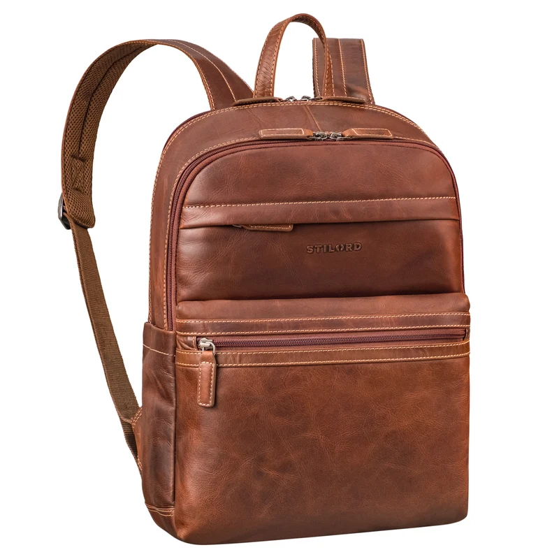 "Gunnar" Großer Echtleder Business Rucksack 15.6 Zoll für Damen