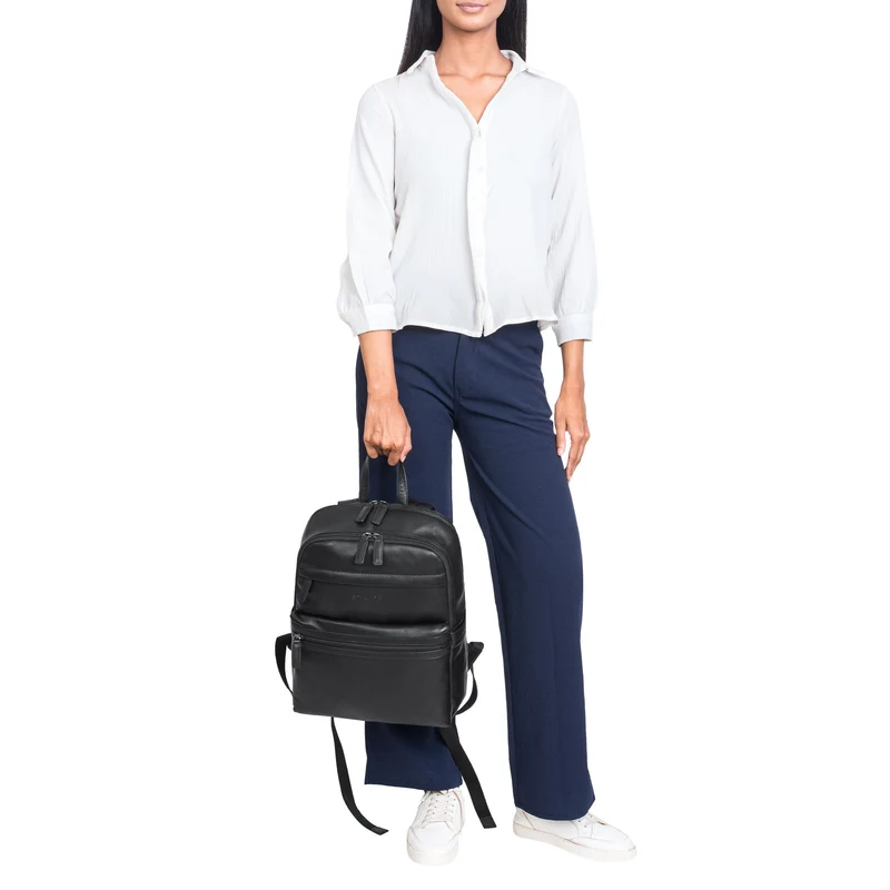 "Gunnar" Großer Echtleder Business Rucksack 15.6 Zoll für Damen