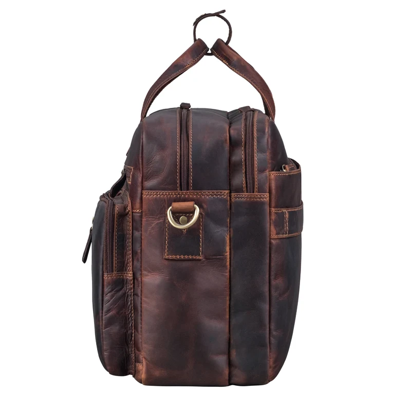 "Goliatus" XXL Aktentasche Leder Herren & Damen Laptoptasche 17+ Zoll