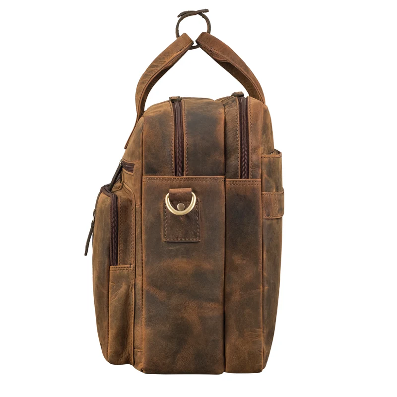 "Goliatus" XXL Aktentasche Leder Herren & Damen Laptoptasche 17+ Zoll