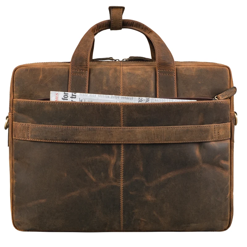 "Goliatus" XXL Aktentasche Leder Herren & Damen Laptoptasche 17+ Zoll