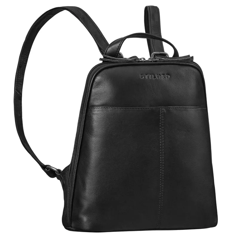 "Nayla" Kleiner Lederrucksack Damen Echtleder Daypack Frauen Rucksack