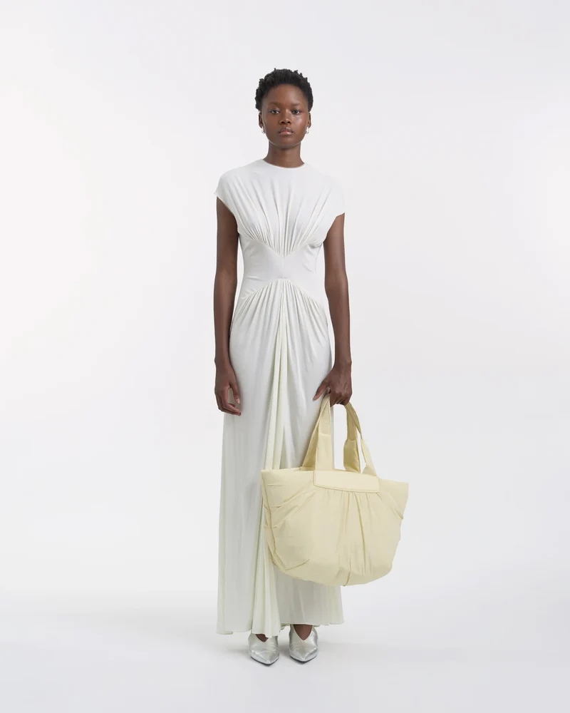 Galvan x Vee Caba Tote Medium Buttermilk