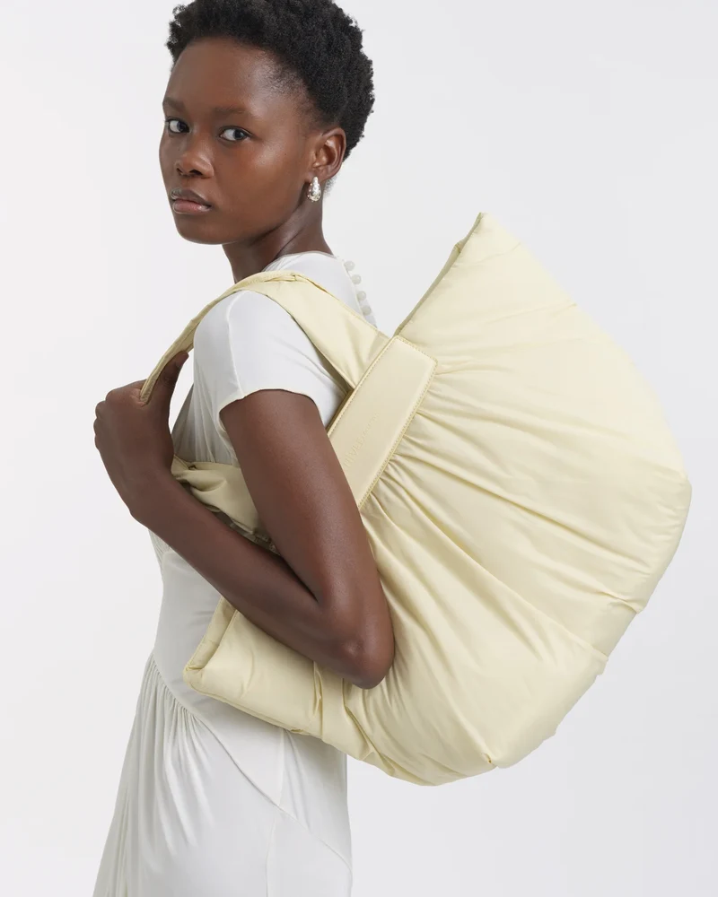 Galvan x Vee Caba Tote Medium Buttermilk