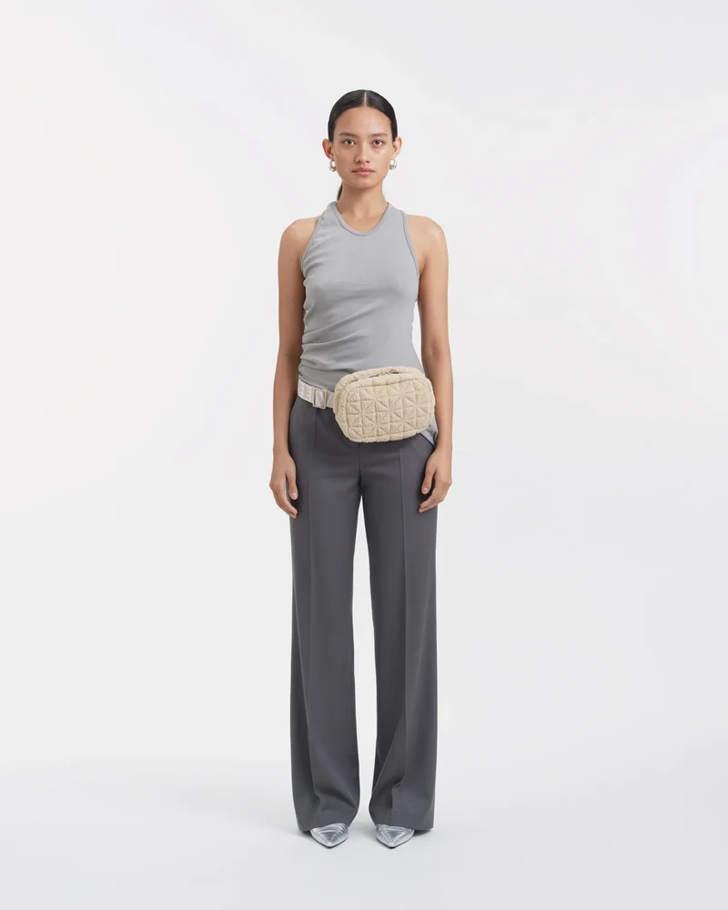 Vee Belt Bag Cream Sherpa