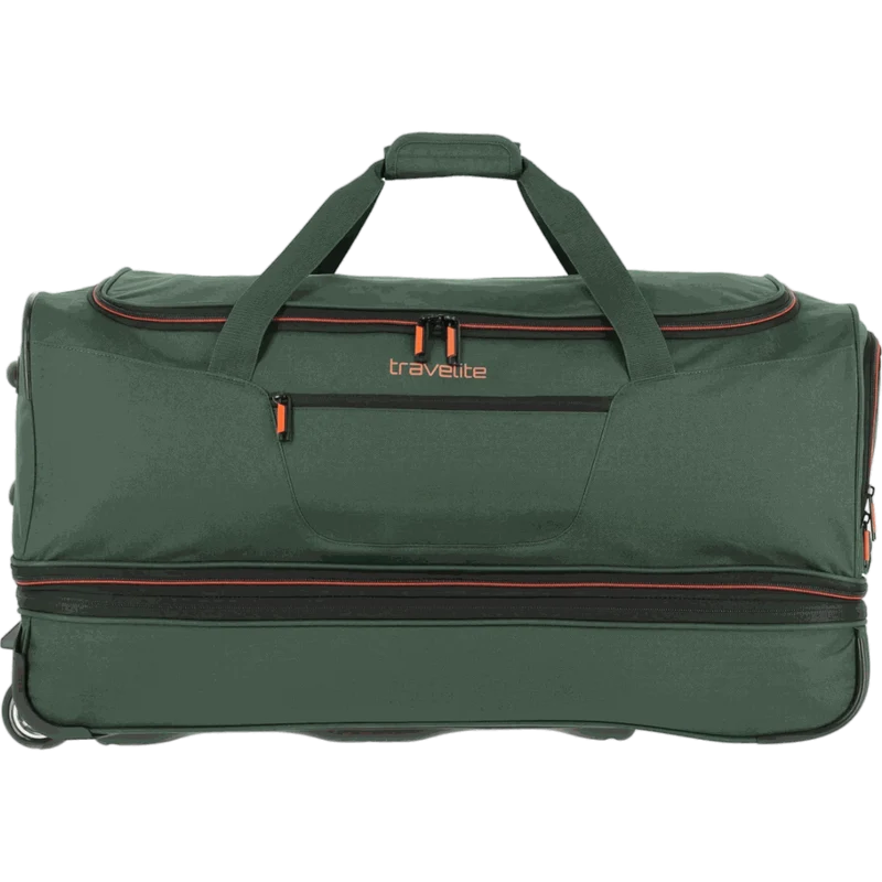 Travelite Basics Rollenreisetasche 70 cm -Dunkelgrün