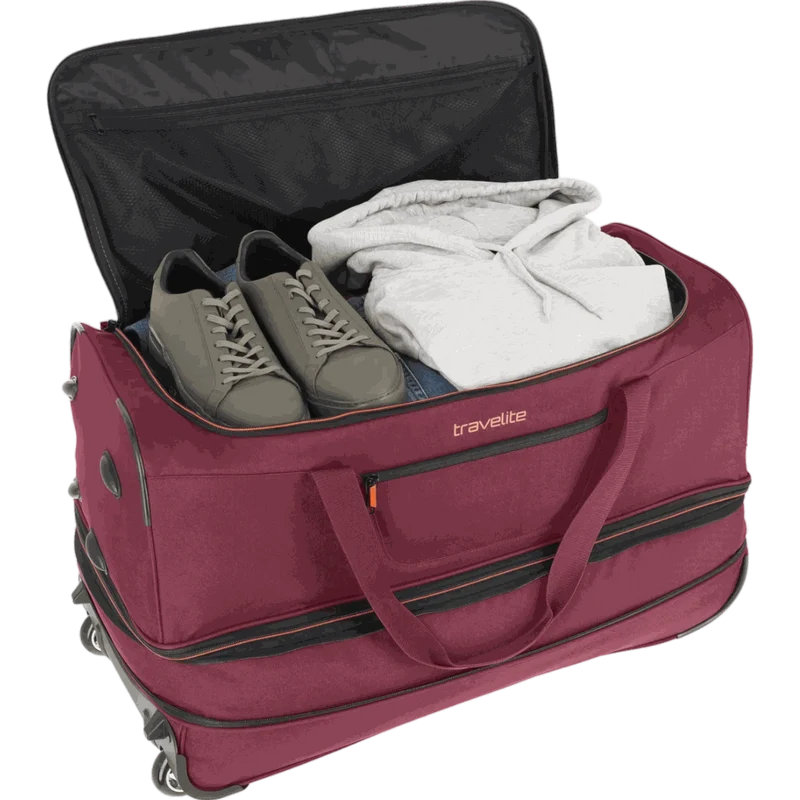 Travelite Basics Rollenreisetasche 70 cm -Bordeaux
