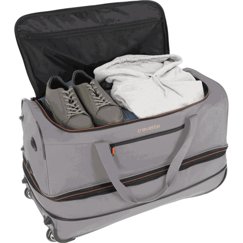 Travelite Basics Rollenreisetasche 70 cm -Grau
