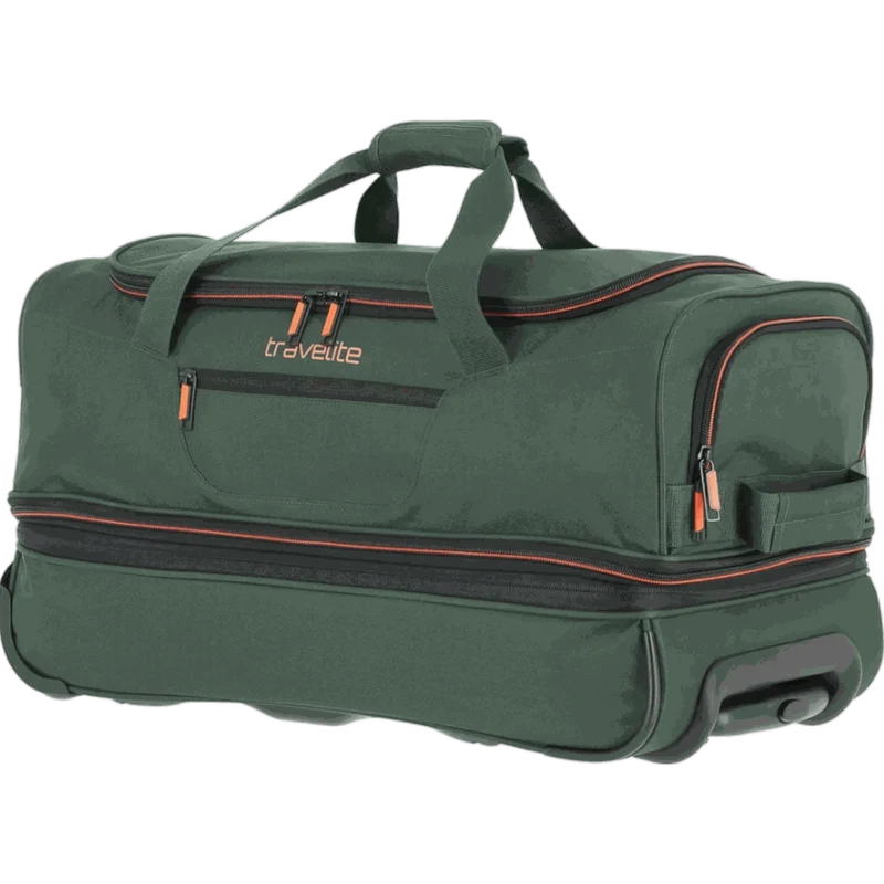 Travelite Basics Rollenreisetasche 55 cm -Dunkelgrün