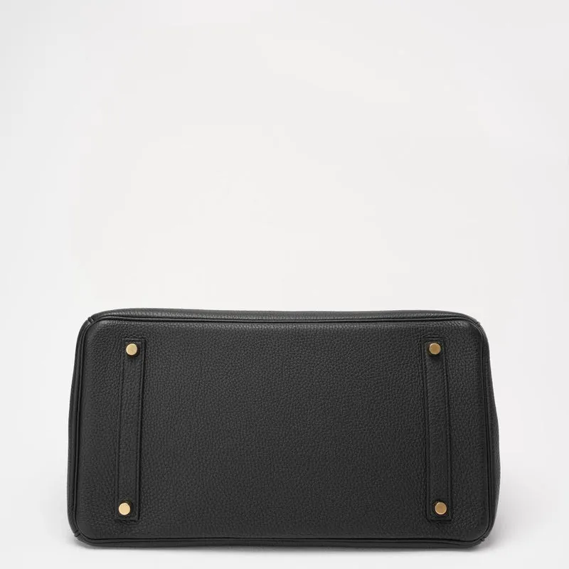 Hermes Black Birkin 35 Togo Leder 2014