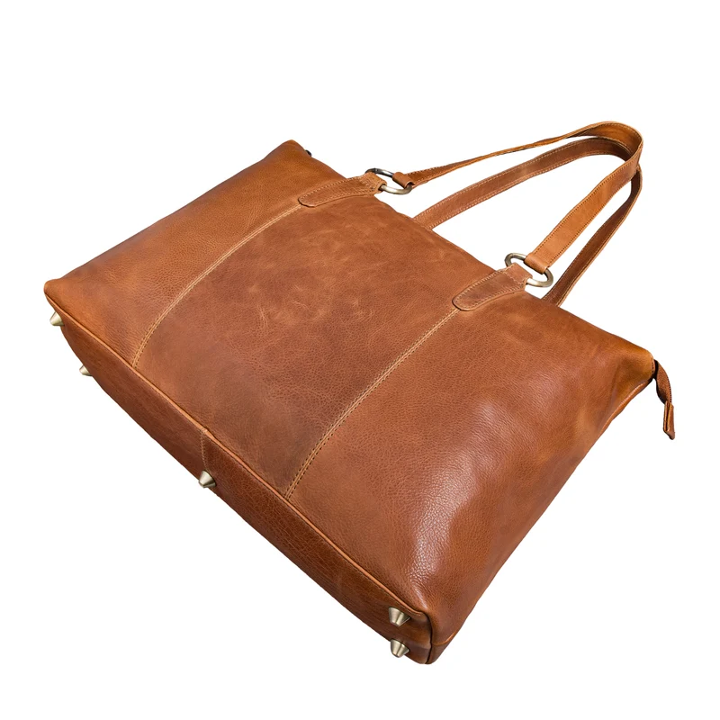 "Pelin" Große Shopper Echt Leder mit vielen Fächern Damen 16 Zoll