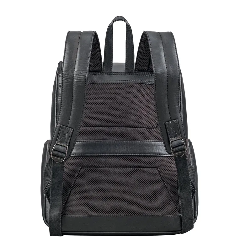 "Giacomo" Business Rucksack Leder Laptopfach 13 - 14 Zoll Herren Damen