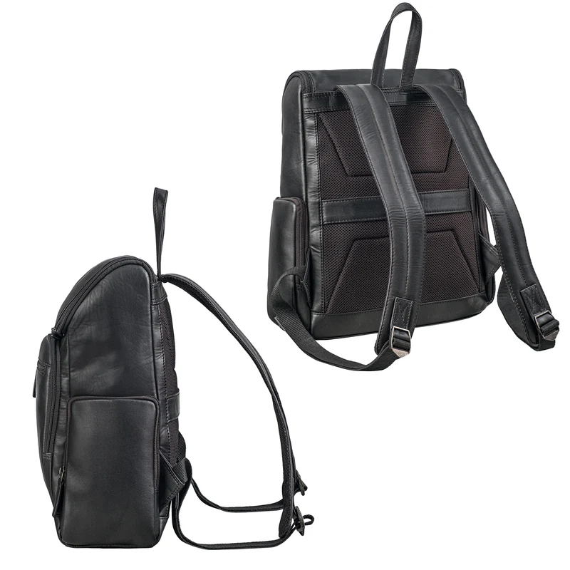 "Giacomo" Business Rucksack Leder Laptopfach 13 - 14 Zoll Herren Damen