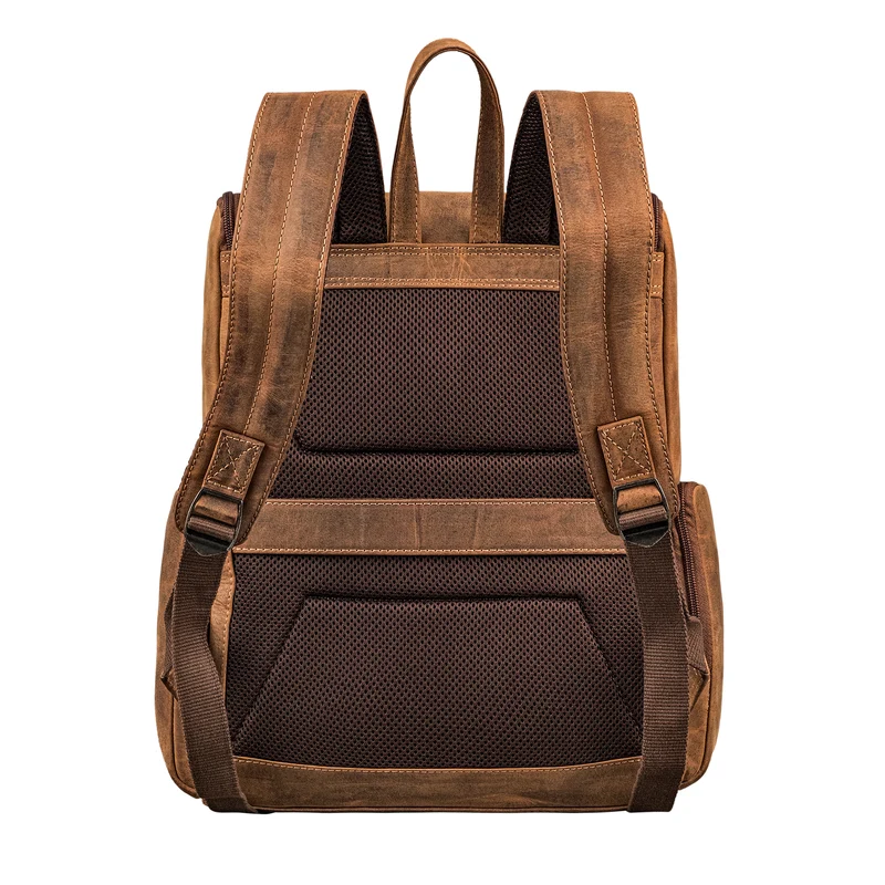 "Giacomo" Business Rucksack Leder Laptopfach 13 - 14 Zoll Herren Damen