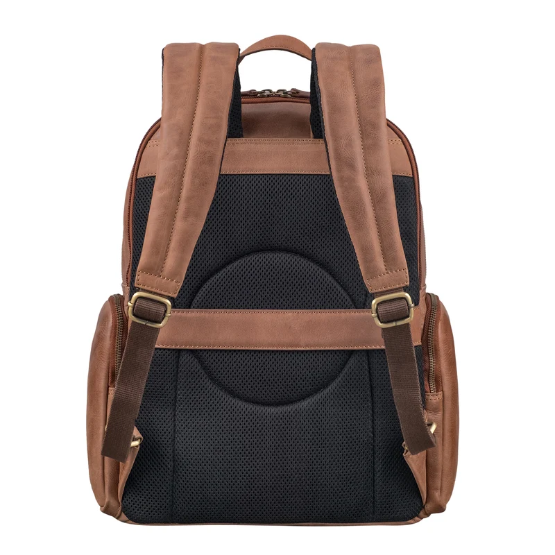 "Talvi" Großer Leder Rucksack Herren & Damen Laptop 15 - 17,3 Zoll