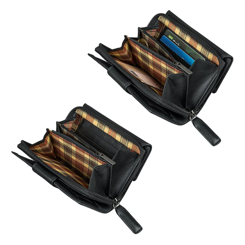 "Monnie" Elegantes Portemonnaie Damen Leder RFID Blocker Geldbörse