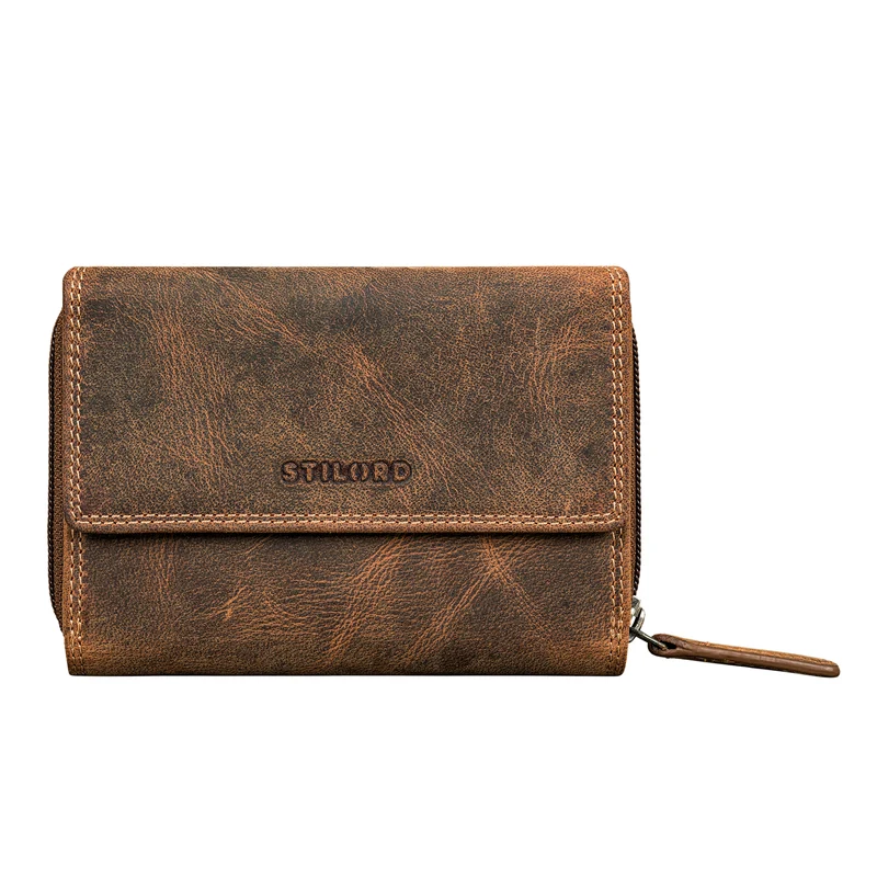 "Monnie" Elegantes Portemonnaie Damen Leder RFID Blocker Geldbörse