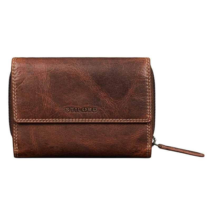 "Monnie" Elegantes Portemonnaie Damen Leder RFID Blocker Geldbörse