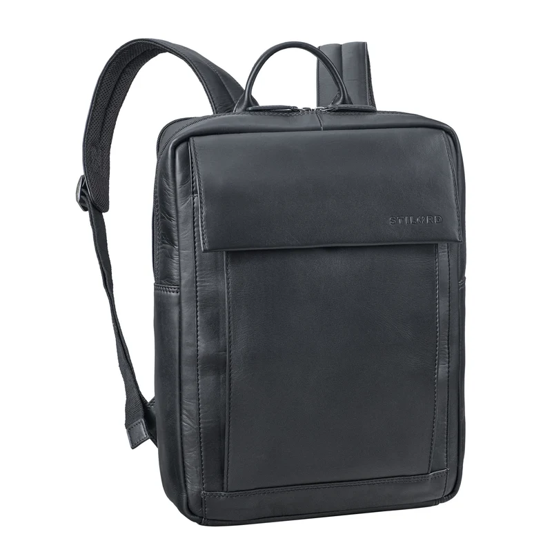 "Eliano" Echt Lederrucksack Damen Herren mit Laptopfach 15 - 16 Zoll