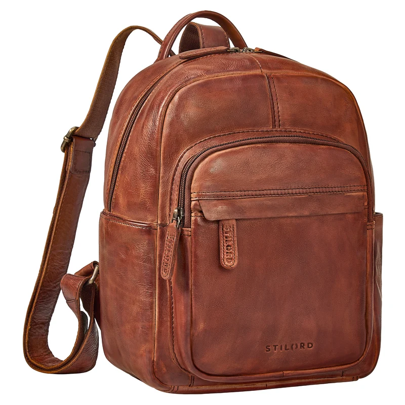 "Dolores" Lederrucksack Damen Echtleder Klein