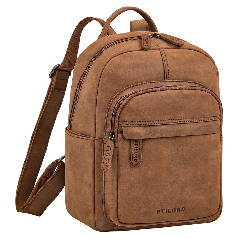 "Dolores" Lederrucksack Damen Echtleder Klein