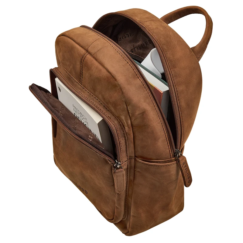 "Dolores" Lederrucksack Damen Echtleder Klein