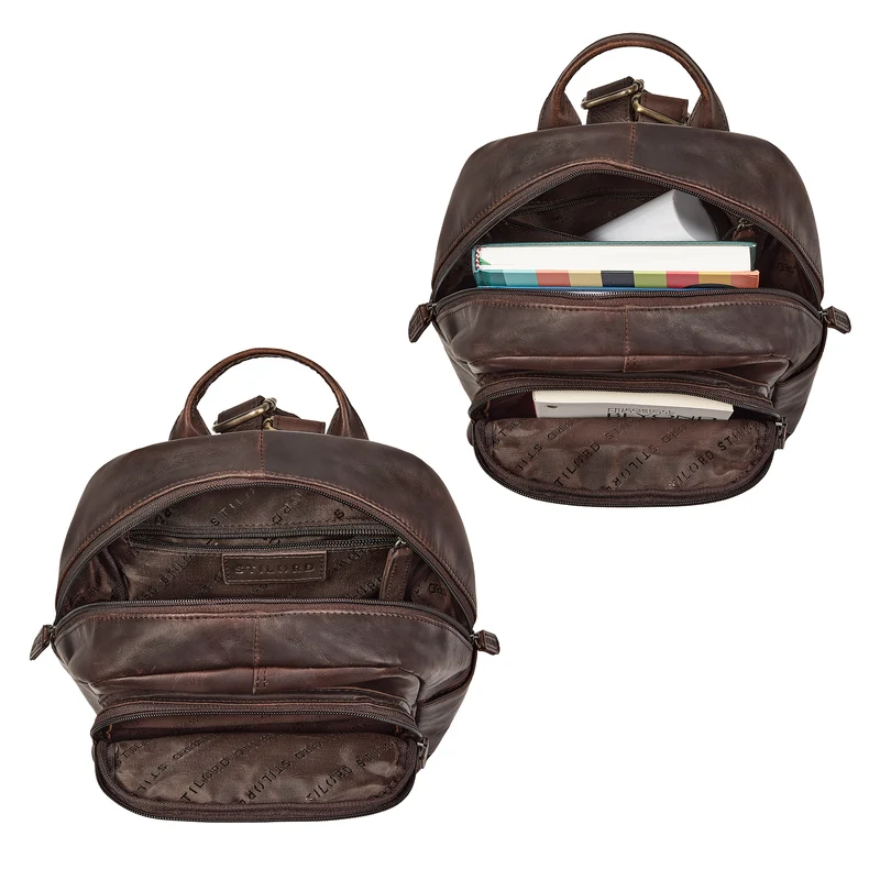 "Dolores" Lederrucksack Damen Echtleder Klein