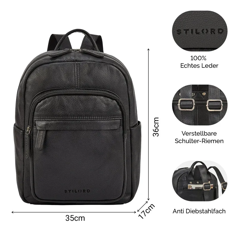 "Dolores" Lederrucksack Damen Echtleder Klein