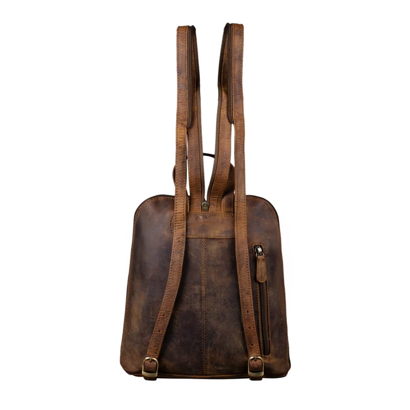 "Millie" Kleiner Echtleder City Rucksack für Damen