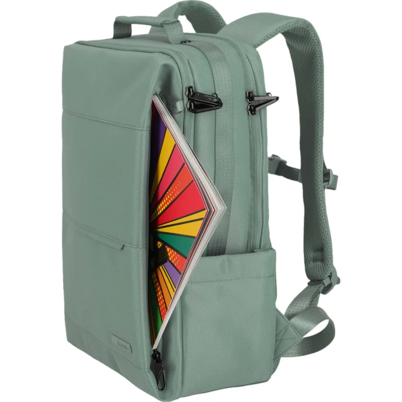Travelite Workfloow Rucksack M mit Laptopfach 41 cm -Salbei