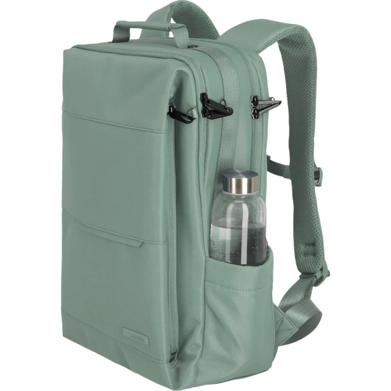 Travelite Workfloow Rucksack M mit Laptopfach 41 cm -Salbei